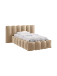 Design Einzel-Polsterbett „Lupine“ mit Ablagefach Chosen by Bloomingloft