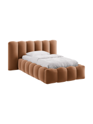 Design Einzel-Polsterbett „Lupine“ mit Ablagefach Chosen by Bloomingloft