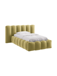 Design Einzel-Polsterbett „Lupine“ mit Ablagefach Chosen by Bloomingloft