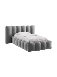 Design Einzel-Polsterbett „Lupine“ mit Ablagefach Chosen by Bloomingloft