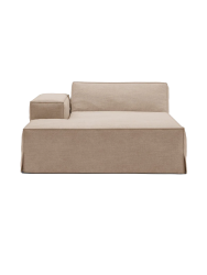 Modulare Design Chaiselongue „Jodie“ mit abnehmbaren Bezug Chosen by Bloomingloft