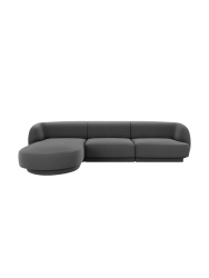 Modulares Design Ecksofa „Miley“ (4-Sitzer) Chosen by Bloomingloft