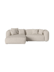 Modulares, 3-Sitzer Design Ecksofa „Martina“ Micadoni