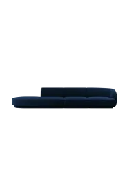 Modulares Design Sofa mit Ottomane „Miley“ (4-Sitzer) Chosen by Bloomingloft
