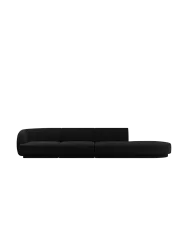 Modulares Design Sofa mit Ottomane „Miley“ (4-Sitzer) Chosen by Bloomingloft