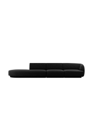 Modulares Design Sofa mit Ottomane „Miley“ (4-Sitzer) Chosen by Bloomingloft