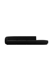 Modulares Design Sofa mit Ottomane „Miley“ (4-Sitzer) Chosen by Bloomingloft