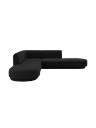 Modulares Design Ecksofa mit Ottomane „Miley“ (5-Sitzer) Chosen by Bloomingloft