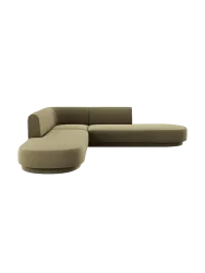 Modulares Design Ecksofa mit Ottomane „Miley“ (5-Sitzer) Chosen by Bloomingloft