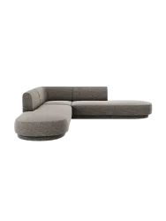 Modulares Design Ecksofa mit Ottomane „Miley“ (5-Sitzer) Chosen by Bloomingloft
