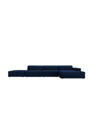 5-Sitzer Design Ecksofa „Jodie“ mit Ottomane Chosen by Bloomingloft
