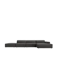 5-Sitzer Design Ecksofa „Jodie“ mit Ottomane Chosen by Bloomingloft