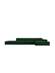 5-Sitzer Design Ecksofa „Jodie“ mit Ottomane Chosen by Bloomingloft