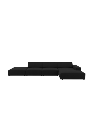 5-Sitzer Design Ecksofa „Jodie“ mit Ottomane Chosen by Bloomingloft