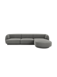 Modulares Design Ecksofa „Miley“ (4-Sitzer) Chosen by Bloomingloft