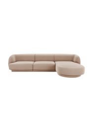 Modulares Design Ecksofa „Miley“ (4-Sitzer) Chosen by Bloomingloft