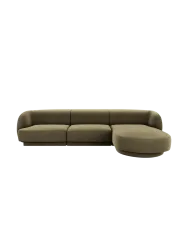Modulares Design Ecksofa „Miley“ (4-Sitzer) Chosen by Bloomingloft