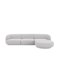 Modulares Design Ecksofa „Miley“ (4-Sitzer) Chosen by Bloomingloft