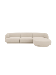 Modulares Design Ecksofa „Miley“ (4-Sitzer) Chosen by Bloomingloft