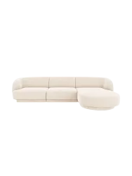 Modulares Design Ecksofa „Miley“ (4-Sitzer) Chosen by Bloomingloft