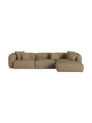 Modulares, 4-Sitzer Design Ecksofa „Martina“ Micadoni