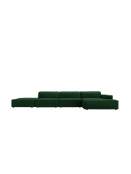 Design Ecksofa „Jodie“ mit abgerundeten Ottomanen (5-Sitzer) Chosen by Bloomingloft