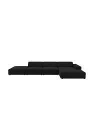 Design Ecksofa „Jodie“ mit abgerundeten Ottomanen (5-Sitzer) Chosen by Bloomingloft