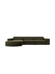 4-Sitzer Design Ecksofa „Jodie“ mit abgerundeter Chaiselongue Chosen by Bloomingloft