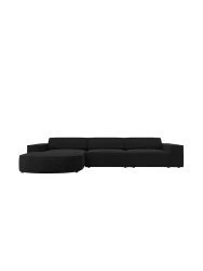 4-Sitzer Design Ecksofa „Jodie“ mit abgerundeter Chaiselongue Chosen by Bloomingloft