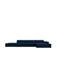 Design Ecksofa „Jodie“ mit abgerundeten Ottomanen (5-Sitzer) Chosen by Bloomingloft