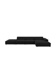 Design Ecksofa „Jodie“ mit abgerundeten Ottomanen (5-Sitzer) Chosen by Bloomingloft