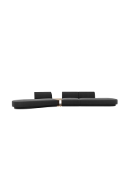 Modulares Design Sofa „Miley“ mit Beistelltisch (5-Sitzer) Chosen by Bloomingloft