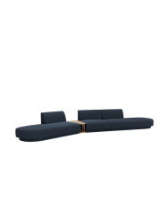 Modulares Design Sofa „Miley“ mit Beistelltisch (5-Sitzer) Chosen by Bloomingloft