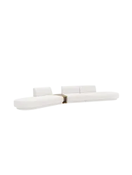 Modulares Design Sofa „Miley“ mit Beistelltisch (5-Sitzer) Chosen by Bloomingloft