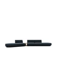 Modulares Design Sofa „Miley“ mit Beistelltisch (5-Sitzer) Chosen by Bloomingloft
