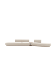 Modulares Design Sofa „Miley“ mit Beistelltisch (5-Sitzer) Chosen by Bloomingloft