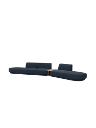Modulares Design Sofa „Miley“ mit Beistelltisch (5-Sitzer) Chosen by Bloomingloft