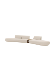 Modulares Design Sofa „Miley“ mit Beistelltisch (5-Sitzer) Chosen by Bloomingloft