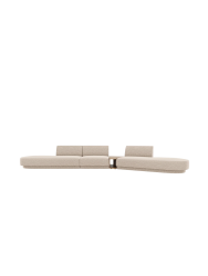 Modulares Design Sofa „Miley“ mit Beistelltisch (5-Sitzer) Chosen by Bloomingloft