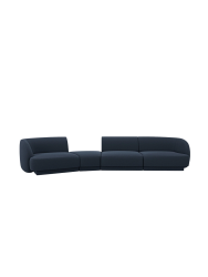 Modulares Design Sofa „Miley“ mit abgerundeter Form (6-Sitzer) Chosen by Bloomingloft