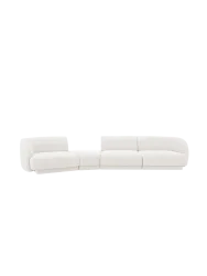 Modulares Design Sofa „Miley“ mit abgerundeter Form (6-Sitzer) Chosen by Bloomingloft