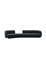 Modulares Design Sofa „Miley“ mit abgerundeter Form (6-Sitzer) Chosen by Bloomingloft