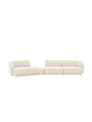 Modulares Design Sofa „Miley“ mit abgerundeter Form (6-Sitzer) Chosen by Bloomingloft