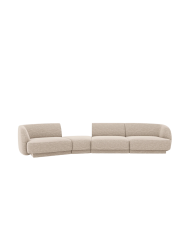 Modulares Design Sofa „Miley“ mit abgerundeter Form (6-Sitzer) Chosen by Bloomingloft