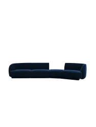 Modulares Design Sofa „Miley“ mit abgerundeter Form (6-Sitzer) Chosen by Bloomingloft