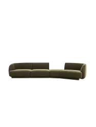 Modulares Design Sofa „Miley“ mit abgerundeter Form (6-Sitzer) Chosen by Bloomingloft
