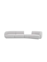Modulares Design Sofa „Miley“ mit abgerundeter Form (6-Sitzer) Chosen by Bloomingloft
