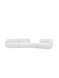 Modulares Design Sofa „Miley“ mit abgerundeter Form (6-Sitzer) Chosen by Bloomingloft