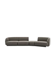 Modulares Design Sofa „Miley“ mit abgerundeter Form (6-Sitzer) Chosen by Bloomingloft