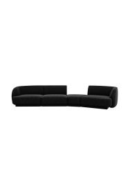 Modulares Design Sofa „Miley“ mit abgerundeter Form (6-Sitzer) Chosen by Bloomingloft